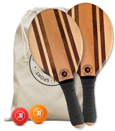 Frescobol Premium klassisk svart strandracket