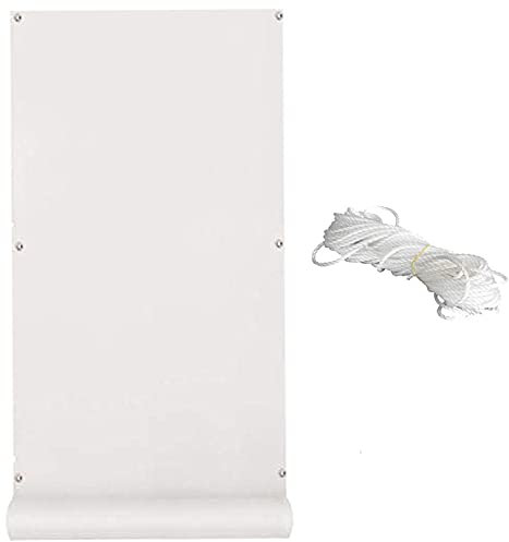 Parasol impermeable para exteriores, 3 x 8 pies, para restaurante y cafetería, color blanco