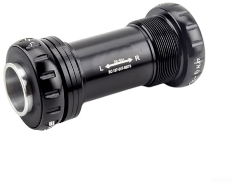 Getdoublerich Boîtier de pédalier BSA en céramique pour vélos, design fileté ultra-léger, compatible avec coque de 68 à 73 mm et broche de 24 mm, convient pour VTT et vélos de route
