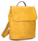 Zwei Damen City-Rucksack Mademoiselle.M MR8 4 Liter weiches Kunstleder, Magnet-Verschlussklappe, Hauptfach mit Reißverschluss, gepolstertes Trennfach für Tablet, Rückenpolsterung (yellow)