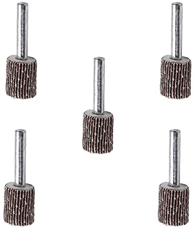 Utoolmart Lot de 5 roues à lamelles 15 mm Grain 80