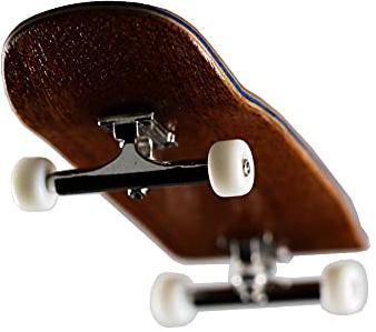 NOAHWOOD Wooden PRO 9.0 Fingerboard Complete (Noah Team 9.0 Short Nose Short Tail) Hand Made(Deck +34mm Prince Silvery Trucks)(+NW PRO Wheels ii) Set