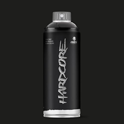 Genérico SPRAY HC2 Bote spray pintura grafitti Hardcore 2 400ML (NEGRO MATE)