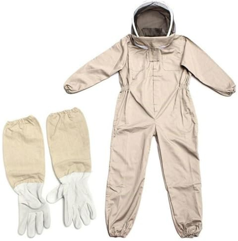 Tuta Protezione Per Apicoltura - Tuta Da Apicoltore Completa Professionale Per Apicoltori Uomo E Donna | Abbigliamento Apicoltura Con Guanti & Vela Protezione