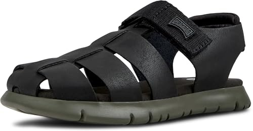 Camper - Oruga Sandal K800242, Sandalia con tira en T Chico, Black 028,