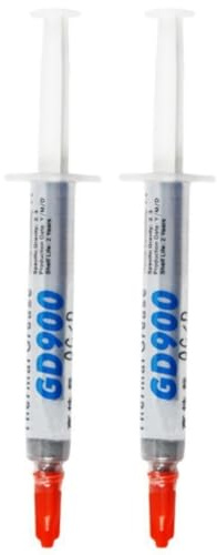 2PCS Thermal Paste for CPU,CPU Paste Thermal,High-Performance Thermal Plaster,Heatsink Paste for IC/CPU/All Coolers,Thermal Grease with High Thermal Conductivity,Thermal Compound Paste Heatsink(3g)