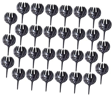 Abaodam 30pezzi Cofanetto Fertilizzante Bonsai Nero Grande Contenitori Pratici Per Concime Granulare a Lenta Cessione Facile Da Inserire Nel Terreno Per Piante Fioriere e Piccoli Bonsai