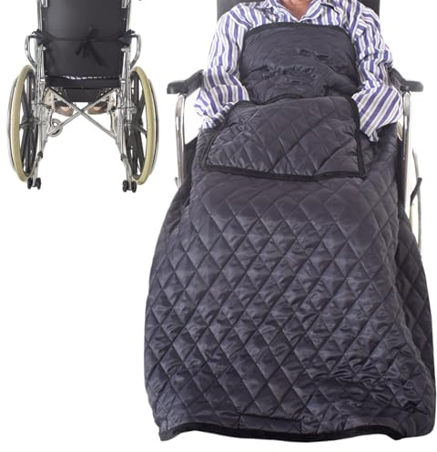 Byuexhp - Manta para silla de ruedas, diseño ergonómico resistente a las inclemencias del tiempo, manta pequeña para personas en silla de ruedas, para actividades de interior y exterior