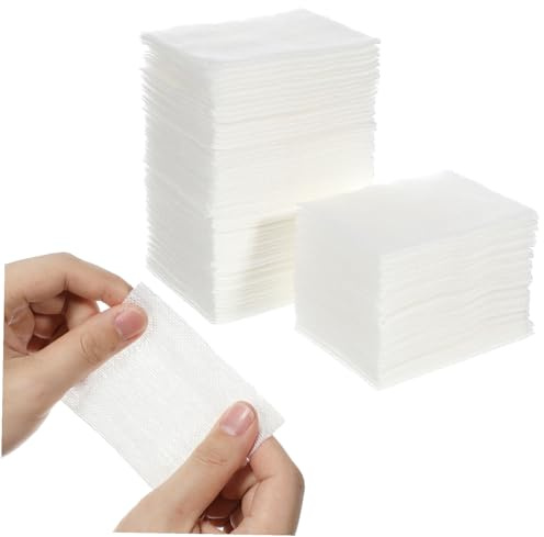 TOYANDONA Dischetti di Cotone per Viso Elasticizzati 200 Pezzi per Confezione Dischetti Struccanti in Cotone Morbido e Resistente per Impacchi Umidi e Rimozione Trucco Confezione da 2