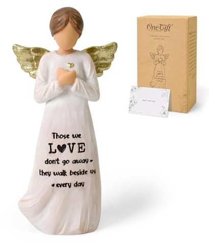 Lnrkai Sympathy Gifts for Loss of Loved One, Grief Gifts for Friend | Remembrance Gifts for Loss of Mother Father, Hand-Painted Resin Sculpture Memorial Keepsake