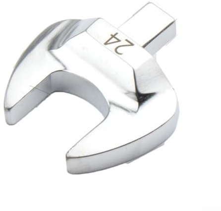 Llave de extremo abierto con cabezal de llave dinamométrica, herramienta de inserción de 9 x 12 mm, acero al cromo vanadio, rango ajustable de 8 a 32 mm para tareas de fijación de pernos y tuercas de