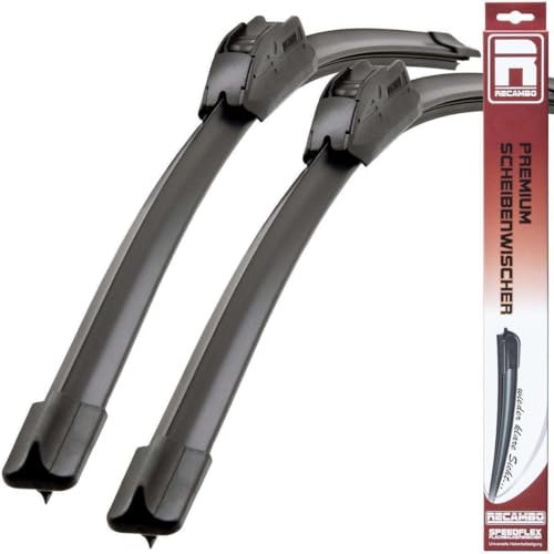 Recambo Scheibenwischer vorne kompatibel für VOLVO V70 BJ 2000-2004 | XC70 BJ 2000-2004 (2er Set: 600mm / 525mm)