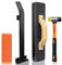 NAACOO Laminate Flooring Tools, Floor Installation Kit, Tapping Block for Vinyl Plank Flooring, Knock 1-2 Times, Heavy Pull Bar, 40pc Flooring Spacers, Rubber Mallet. Professional Vinyl Flooring Tools