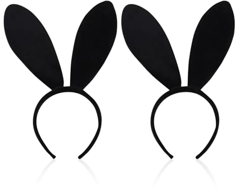2 Piezas De Diadema De Oreja De Conejo, Accesorios De Disfraces De Conejos, Accesorios De Juego De Roles, Accesorios De Mascaradas, Accesorios Para El Cabello Simples Y Versátiles.