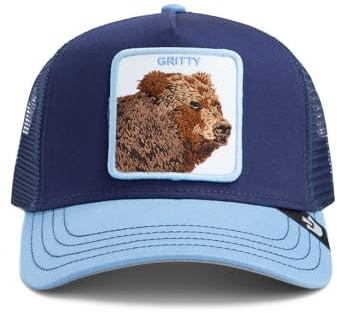 Goorin Bros. Trucker Cap The Gritty Bear Navy Dunkelblau, Size:OneSize
