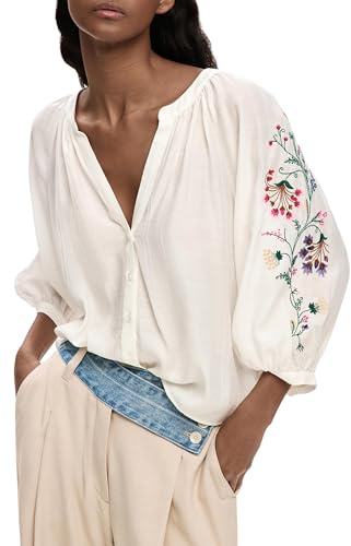 Desigual Roman Embroidered Blouse 26SWBW13