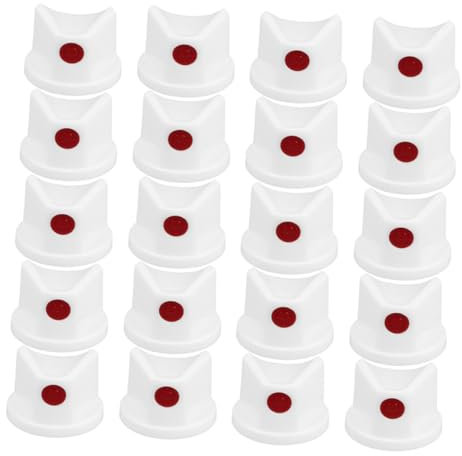 Operitacx 25pezzi Estensione Ugello Bomboletta Spray Tappi Per Vernice Spray Copri Ugello Per Spruzzature Precise Accessori Per Riparazioni Domestiche e Progetti Creativi