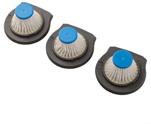 Pumixiy Filtro di ricambio per aspirapolvere Black & Decker per aspirapolvere portatili Dustbuster, filtro lavabile per modelli HLVCF10 HLVC315 HLVC320 REVHV8J (confezione da 3)