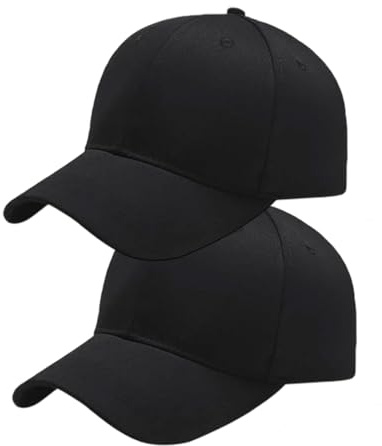 Thapncow 2 Pz Cappellino da Baseball per Uomo e Donna Estate Cotone Anti-Sole Baseball cap,Cappe llino da Base Ball Unisex Adulto,Regolabile Cappellino da Baseball