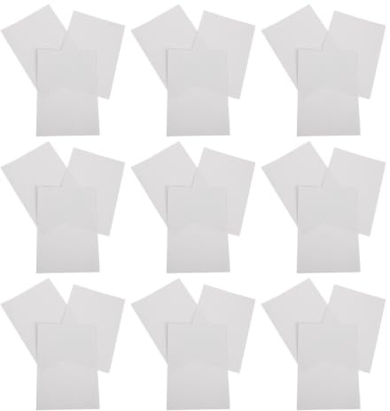 GALPADA Hojas Adhesivas para Rompecabezas Autoadhesivas de Color Claro, Papel Fácil de Aplicar sin Residuos, 100 Piezas para Proteger y Mostrar Puzzles en Paredes o Tableros