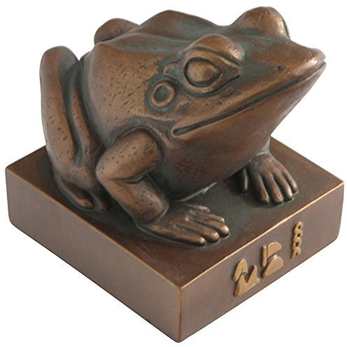 Culture Spot Egyptian Frog Goddess Heket Kek Statue with Bronze Finish