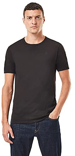 G-STAR Homme Lot De 2 T-Shirts Base, Noir (Black D07205-124-990), L