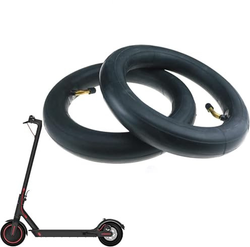 Gdraco 8,5 Zoll Doppelte Stärke Schlauch für Xiaomi M365/Pro2/Pro/1S/Essential,8 1/2 x2 E scooter Schlauch mit Ventil 45° Elektro Scooter Verdickter Ersatzschlauch(2PCS)