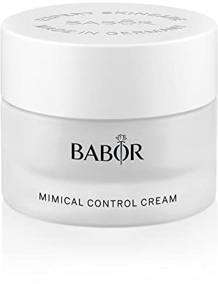 BABOR CLASSICS Mimical Control Cream, Leichte Gesichtscreme für trockene Haut, Gegen Mimikfalten und Mikroverspannungen, Vegane Formel, 50 ml