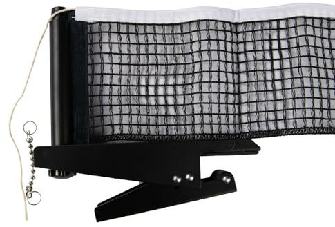 Pegasi Tischtennisnetze - Tischtennis-Netzgarnitur Clamp on Deluxe - Einziehbares Tisch Tennis Netz - Ping Pong Net - Tischtennis Netze - Für alle Tischtennisplatten