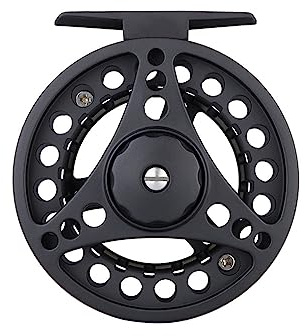 Flugfiskerulle – 85 mm flugrulle-fiskerulle vänster/höger hand flugrulle-flugfiskerulle för män, fiske-liknande gåva – svart