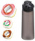Trinkflasche mit Geschmack, Trinkflasche 900ml Air Bottle, Wasser Flaschen mit 3 Pods, Zuckerfrei, Wasser Flasche und Wasser mit Geschmack, Trinkflaschen Set (B)