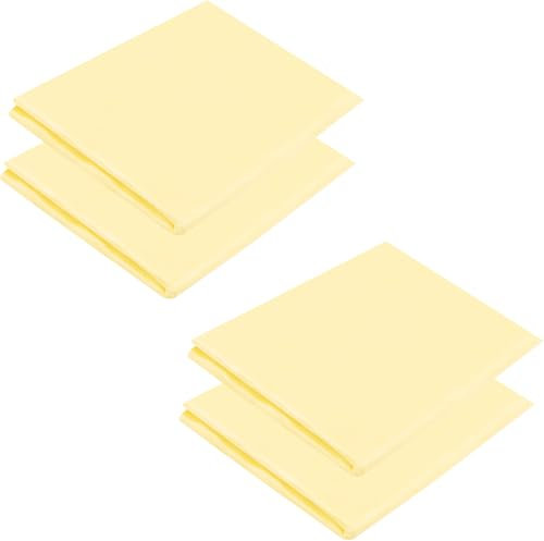 LilaLemon 4 panni in pelle sintetica di camoscio di alta qualità per auto, 20 x 20 cm, panno di camoscio, kit essenziale per lavaggio e pulizia auto, altamente assorbenti, ad asciugatura rapida, senza