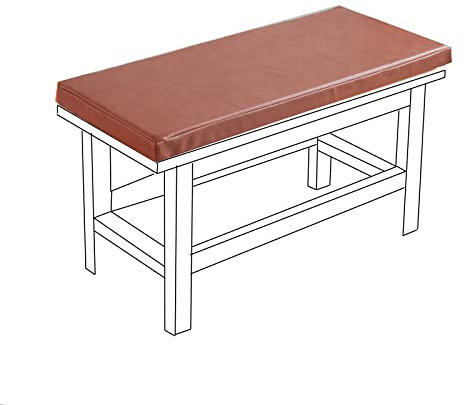 Cojín acogedor para silla de jardín y patio, de piel sintética, antideslizante, extraíble, para ventana, silla, cojín de suelo
