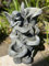allpondsolutions Fairy Cascading Water Feature with LED Lights - Solar - Self Contained - 28x25.5x42cm