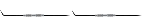 KS TOOLS 300.2136 Punta a tracciare in metallo duro, 250 mm (Confezione da 2)