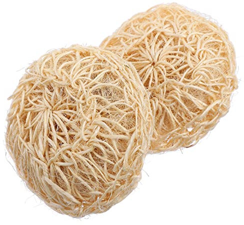 MUSISALY 2stücke Sisal Badeschwamm Peeling Duschball Sanftes Peeling Körperpeeling Zum Entfernen Von Abgestorbenen Hautzellen Weicher Sisal Körper Waschball Für Glatte Strahlende Haut Hautf