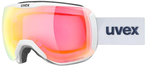 uvex downhill 2100 CV, Skidglasögon unisex – vuxen, weiß SL/rot-lila, one size