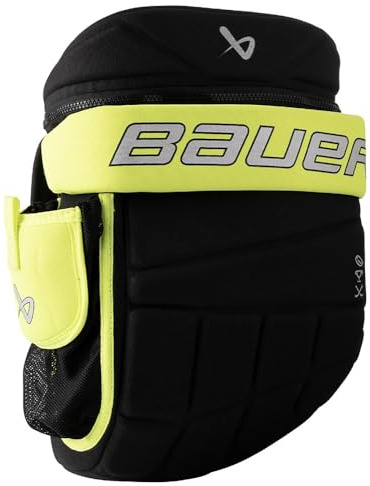 Bauer - Guantes de hockey sobre hielo y hockey en línea, color negro y verde
