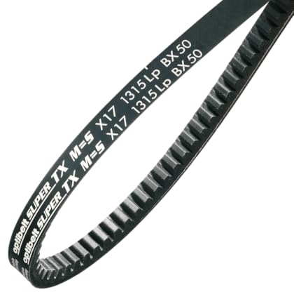 Optibelt Correa trapezoidal X13 x 980 SUPER TX M=S AX/X13, abierta, dentada en forma, DIN/ISO, 980 mm de longitud