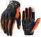 Motorradhandschuhe Herren Sommer Atmungsaktive Fahrradhandschuhe for Motorrad Motocross Racing Schutzhandschuhe Moto Radfahren Fahrrad MTB Roller Handschuh Motorradhandschuhe Damen ( Color : Orange ,