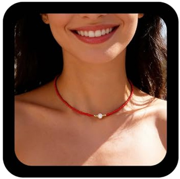 Ximdble Vintage fröpärlor kraghalsband pärlhänge halsband svart ris pärla halsband kort frö pärla kedja halsband boho pärla halsband för kvinnor, Zink, Ingen ädelsten