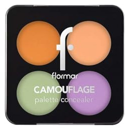 Flormar Camouflage Concealer Palette – Hochpigmentierte, Leichte & Wasserdichte Abdeckpalette für Gesicht & Augenringe – Color Corrector gegen Rötungen, Pickel, Augenringe & Unreinheiten