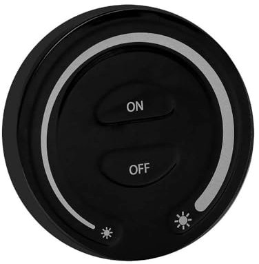 Brightium Dimmer - regulador táctil de luz, 240V, diseño negro, compatible con luces LED y halógenas, instalación fácil, control suave de intensidad.*