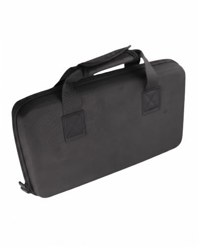 Leftwei DJ Controllerfodral för DDJ FLX4 400 SB2 SB3 RB, 2-kanals DJ Controller Hard Case, Skyddande Förvaringsväska, Reseförvaringsväska, Svart