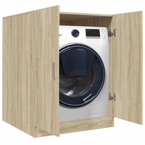 Lumanois Mobile per Lavatrice Rovere Sonoma 70,5x71,5x91,5 cm, Casa e Giardino,Accessori elettrodomestici,Accessori lavatrici e asciugatrici,Accessori per lavatrici e asciugatrici, 29.9kg-849649