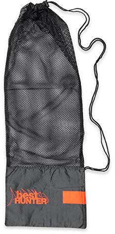 Best Divers Sacca a Rete Extra Long 100x35 cm, Borsa Porta Pinne Apnea e Pesca Subacquea, Custodia Leggera con Tracolla e Fondo Rinforzato
