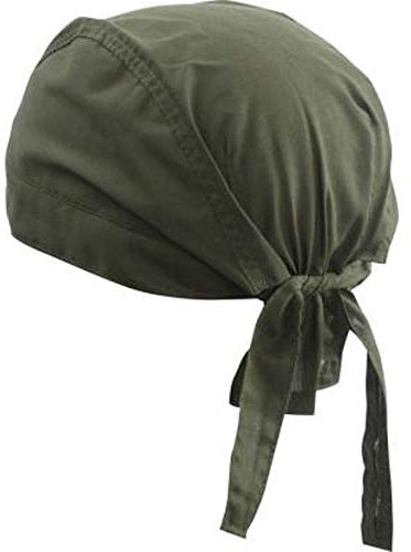 noTrash2003 Design Bandana Cap Mütze Kopftuch viele Farben für Sport und Freizeit (Rot)