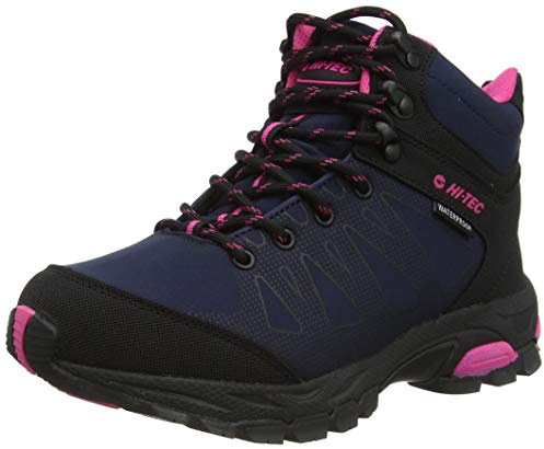 Hi-Tec Women's Raven MID WP, Navy/Magenta, 7 UK
