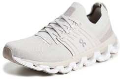 On Women's Cloudswift 3 Sneakers, Pearl/Fog, 8 UK