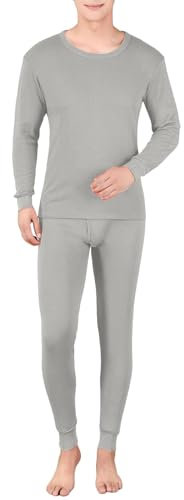 Herbstkleidung Herbsthose aus reiner Baumwolle für Herren, dünner Baumwollpullover, mittlere und junge Thermounterwäsche-Set, Rundhalsausschnitt, Herbst und Winter, Übergröße, Anzug für Männer,